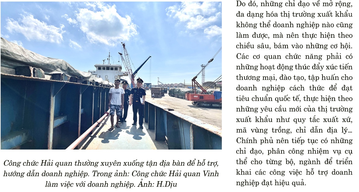 Megastory: Tìm “bệ đỡ” mở rộng thị trường xuất khẩu