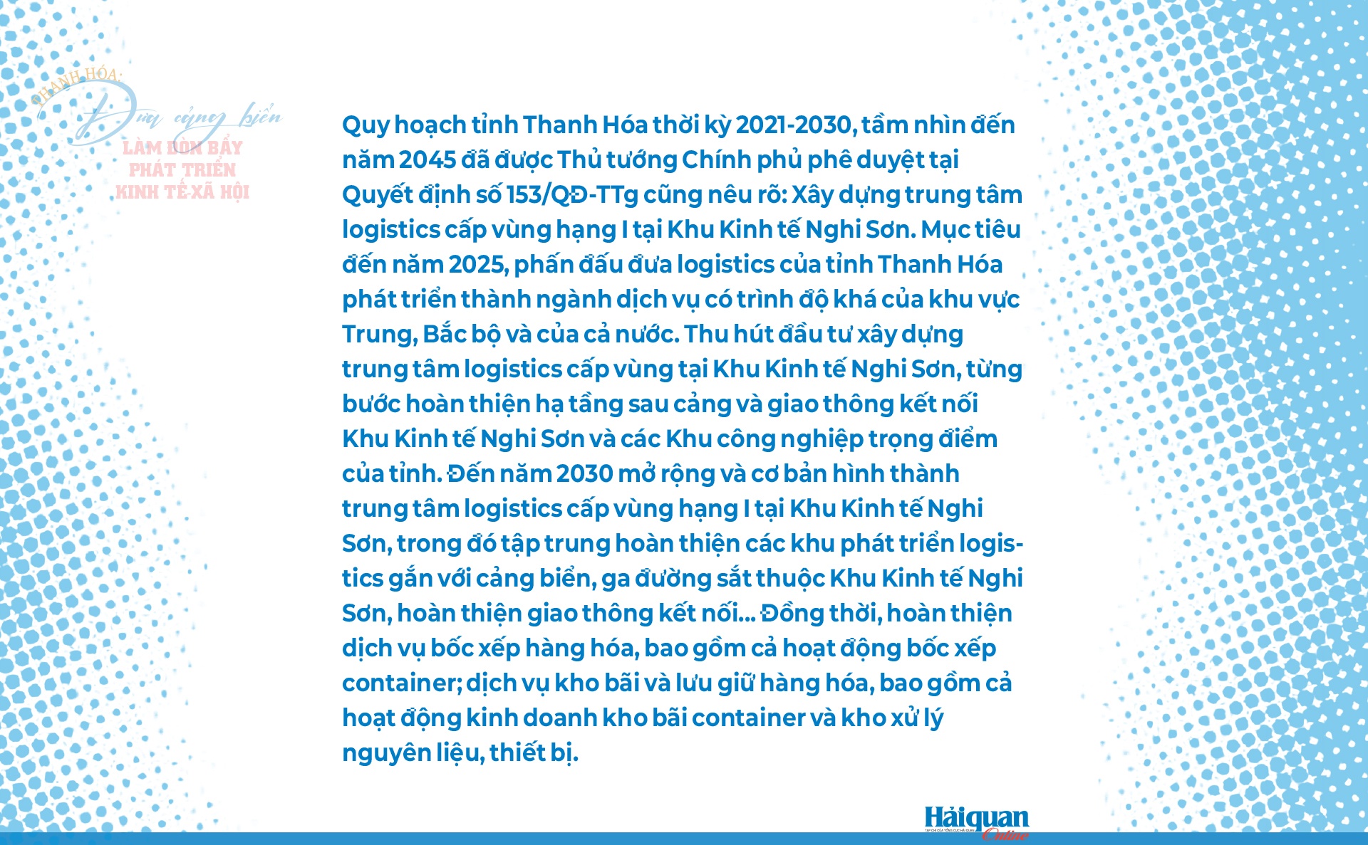 Thanh Hóa: Đưa cảng biển làm đòn bẩy triển kinh tế-xã hội