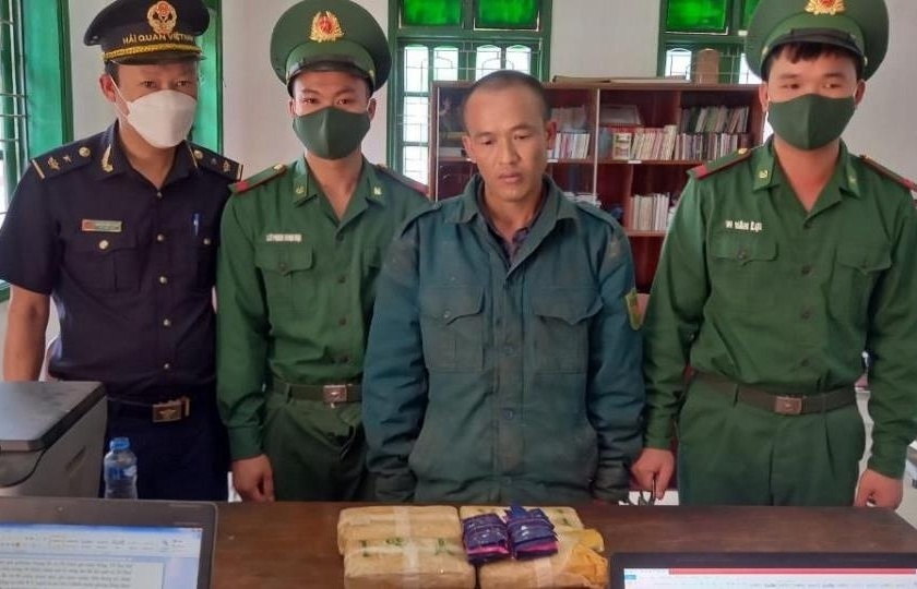 Bộ đội Biên phòng thu giữ 316,792 kg ma túy các loại