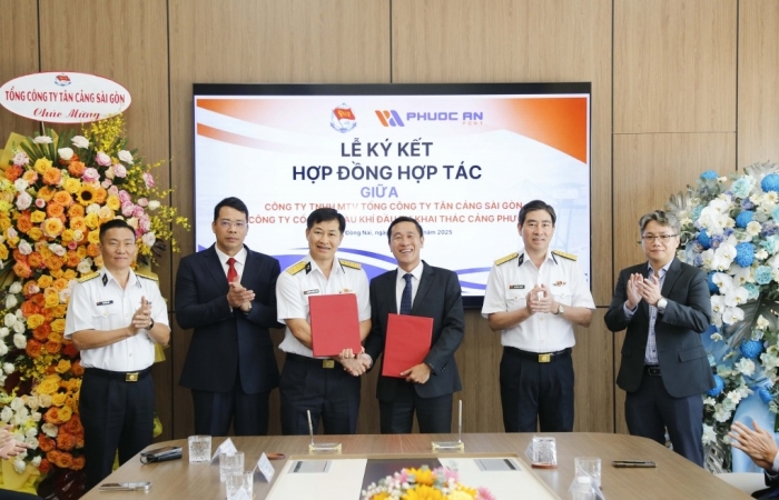 Tân Cảng Sài Gòn và Cảng Phước An ký kết hợp tác chiến lược phát triển logistics toàn diện