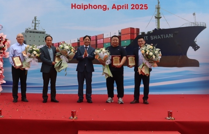 Hãng tàu YCKY đưa vào khai thác tàu lớn nhất tuyến Dongguan - Hải Phòng