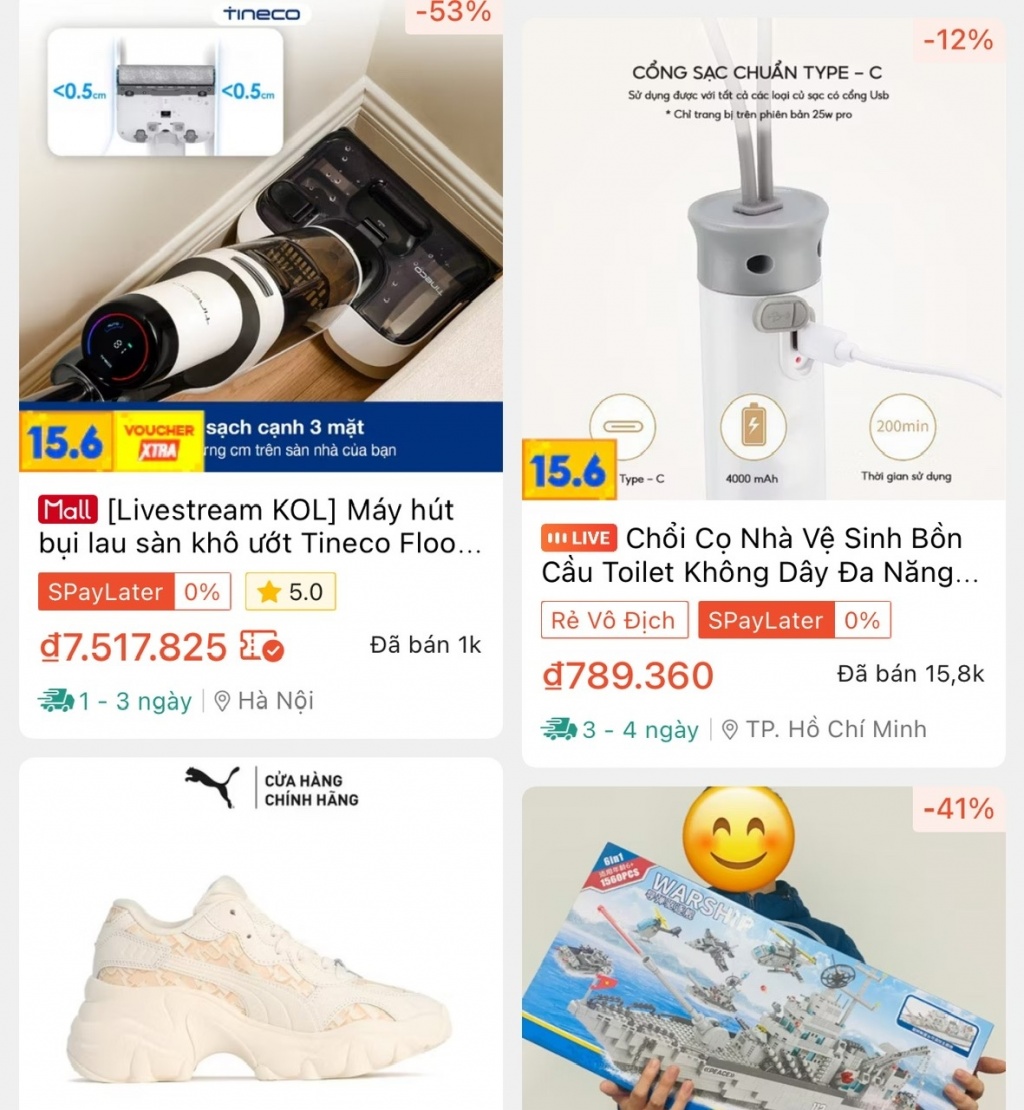 Thu thuế kinh doanh thương mại điện tử tăng 55% so với cùng kỳ