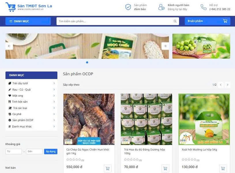 Sơn La tăng tốc, đưa nông sản lên sàn thương mại điện tử