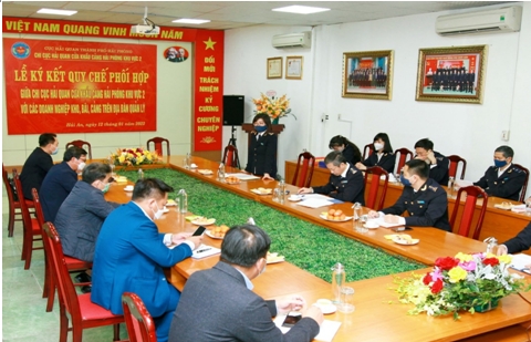 Hải quan Hải Phòng khu vực 2 phối hợp với doanh nghiệp kho, bãi cảng tạo thuận lợi cho XNK