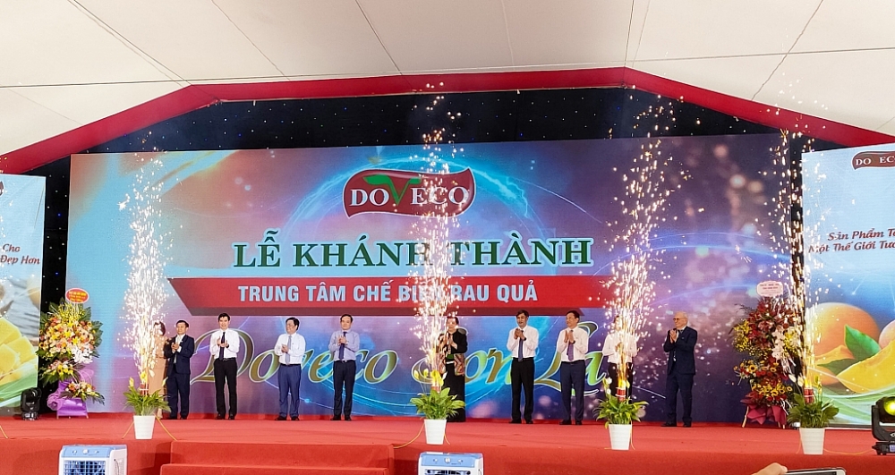 Lễ khánh thành Trung tâm chế biến Rau quả DOVECO Sơn La